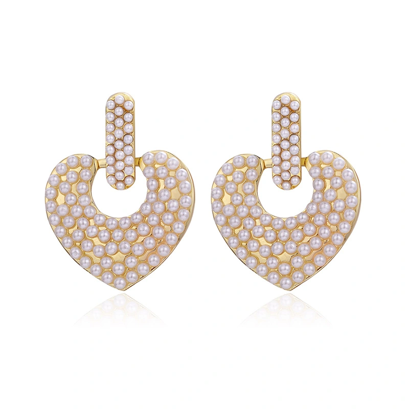 European And American Earrings Fashion Simple Female Pearl Stud Earrings