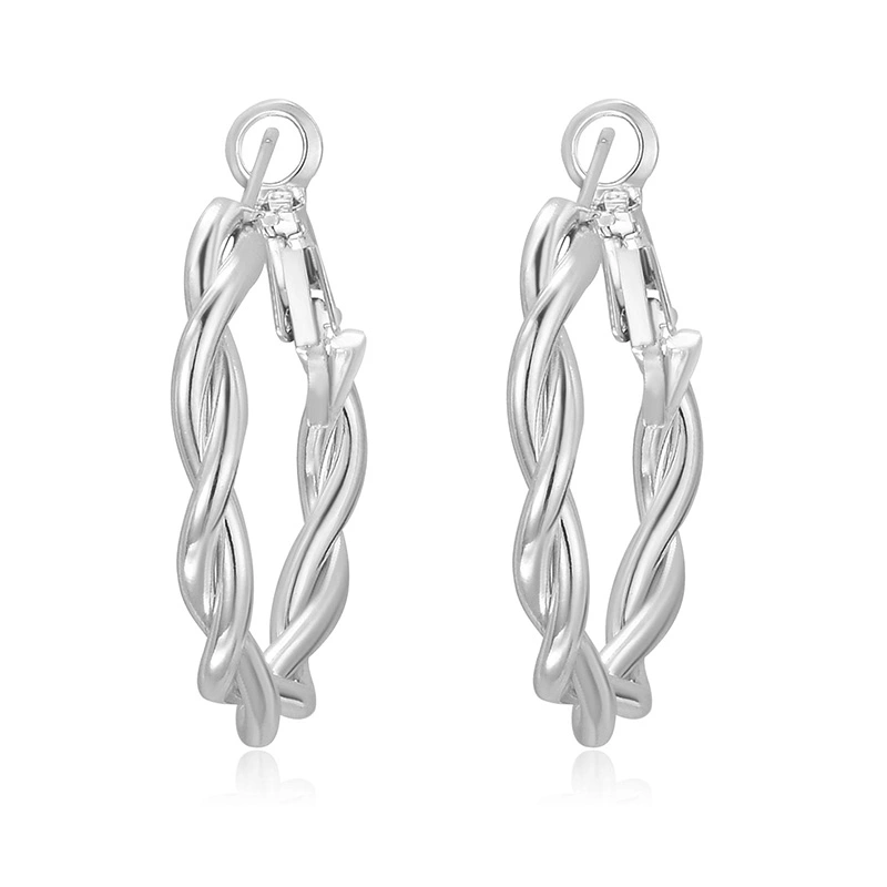 European And American Earrings Simple Female Pearl Chain Earrings