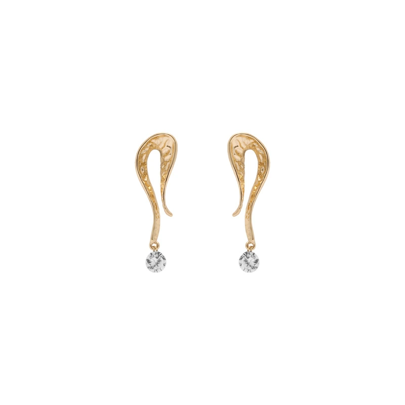 Diamond Earrings, High-end Temperament Accessories, European And American Personality