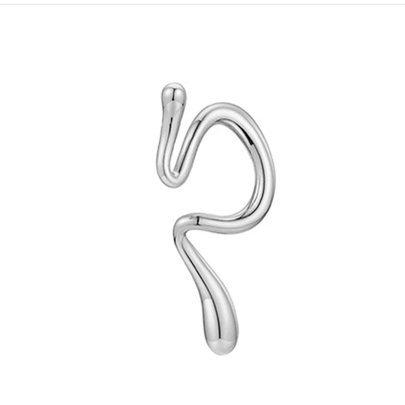 Irregular Ear Clip Snake-shaped Ear Clip