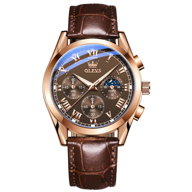 Luminous Chronograph Waterproof Quartz Men's Watch