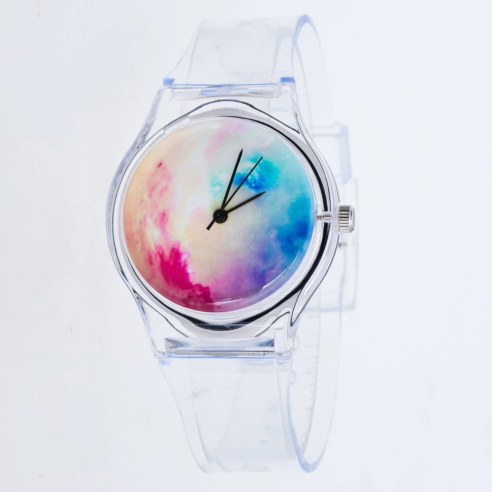 Korean Fashion And Beautiful Color Jelly Student Casual Watch