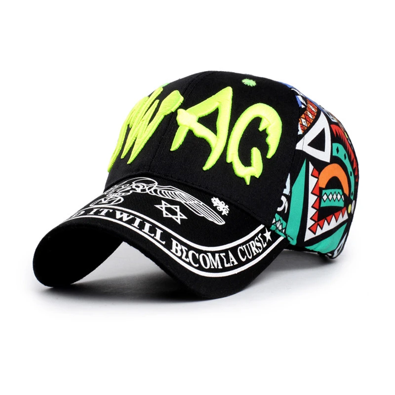 Embroidery Hat Ladies Autumn Baseball Cap