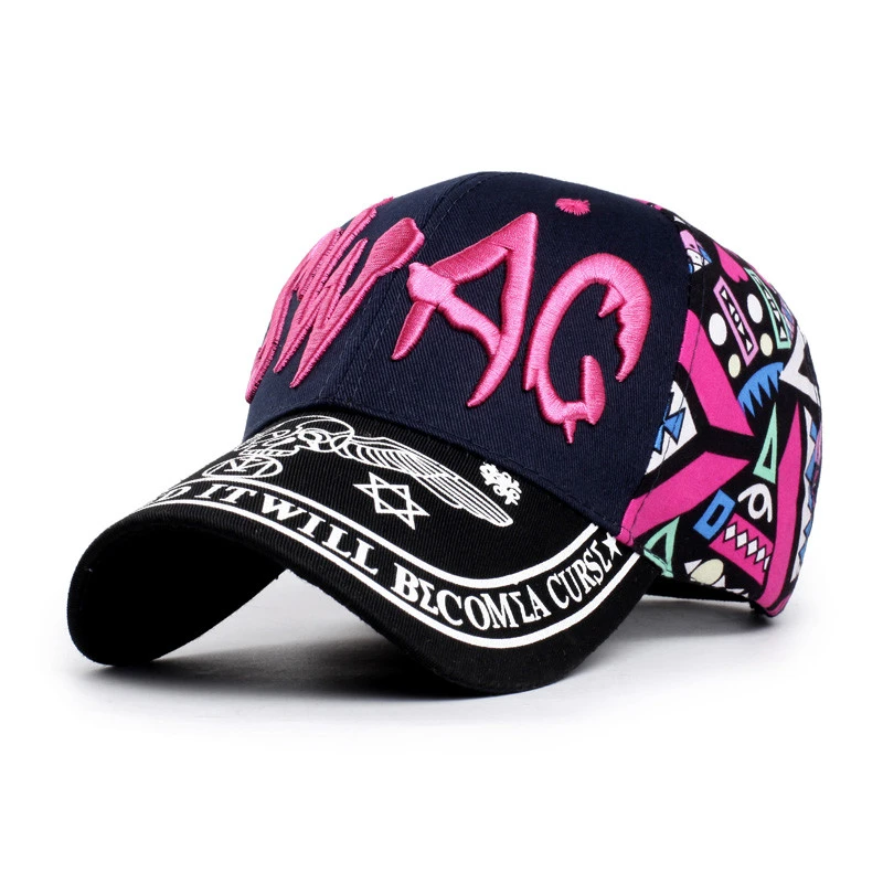 Embroidery Hat Ladies Autumn Baseball Cap
