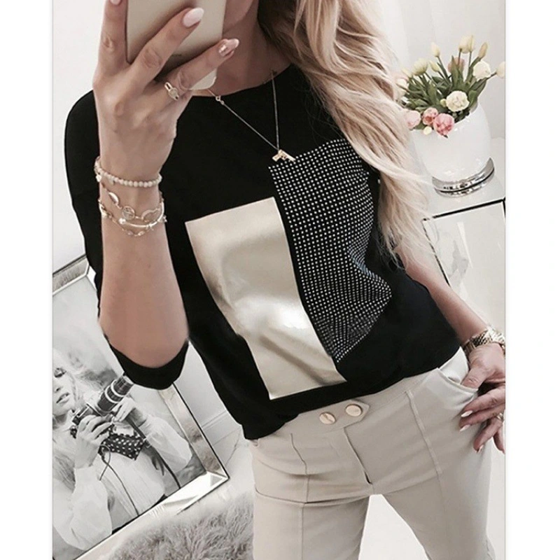Explosive Casual Hot Diamond T-shirt