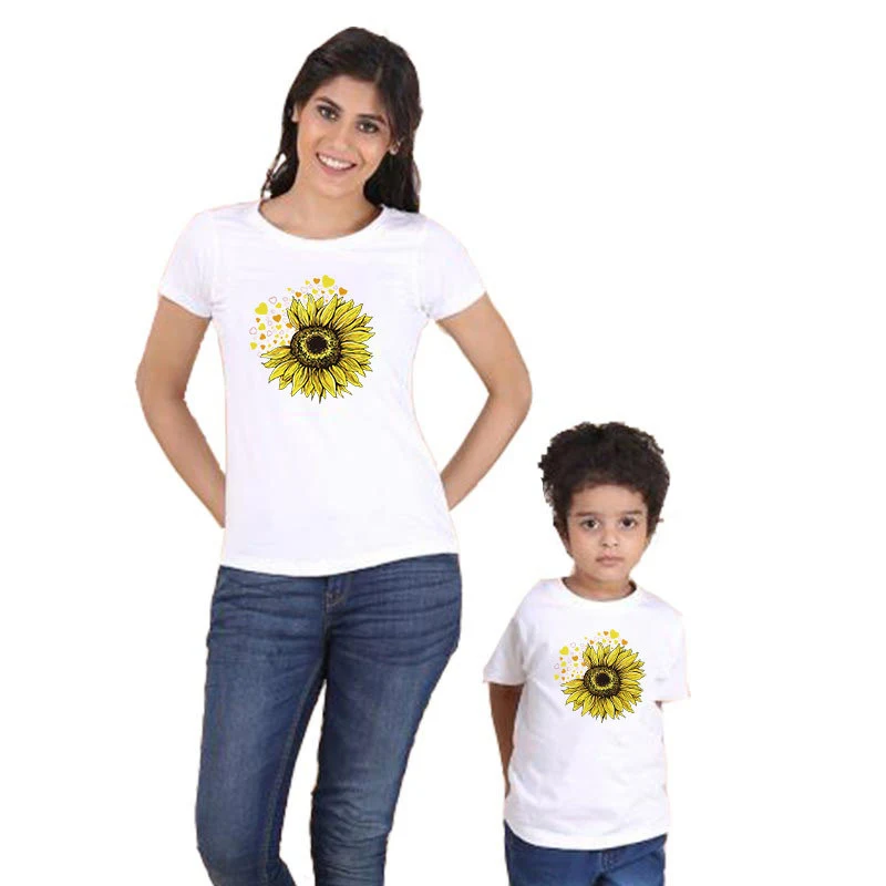 Sunflower Short-Sleeved T-Shirt Ins New European And American