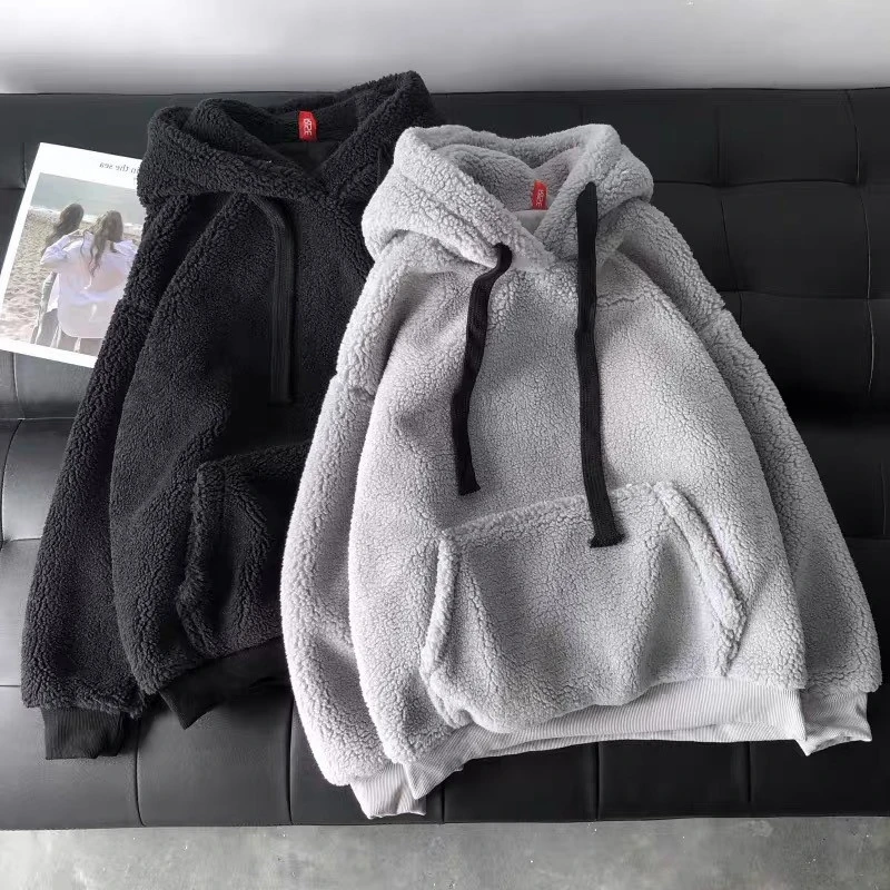 Faux Lamb Wool Sweater Women Autumn And Winter Plus Velvet