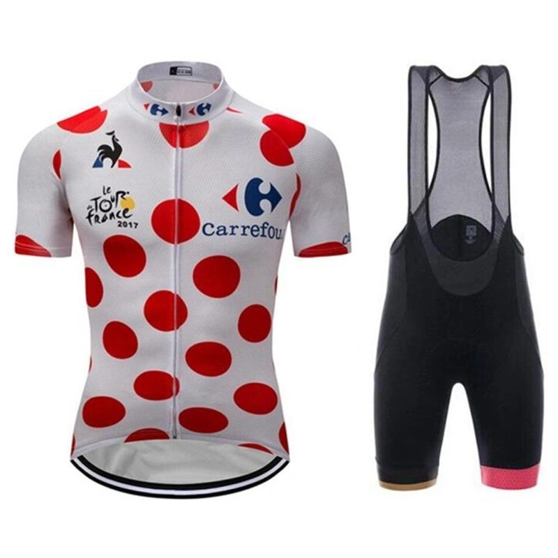 Summer Short-sleeved Suspenders Cycling Jersey Suit Mountain Biking Road Team