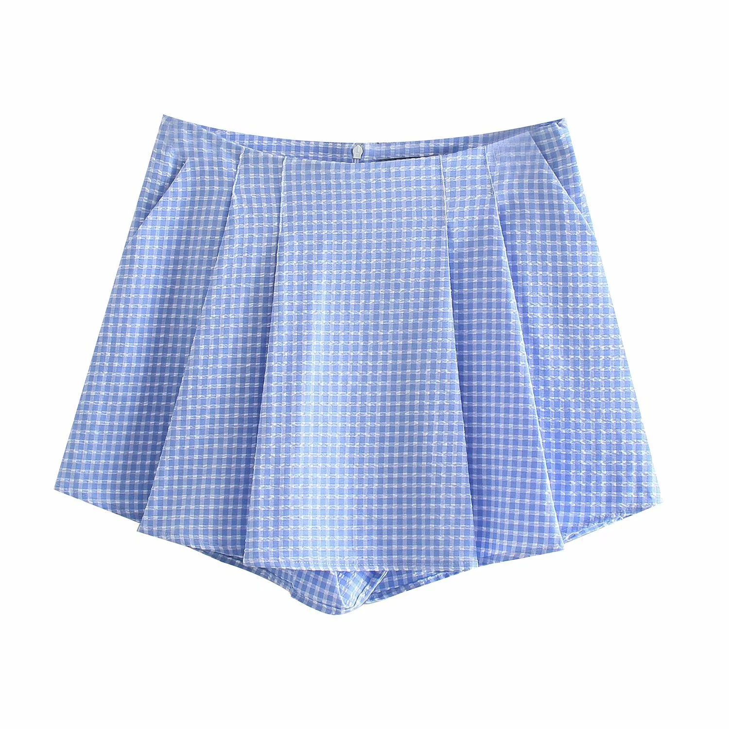 Knotted Top And Pleated Cotton Hakama Suit