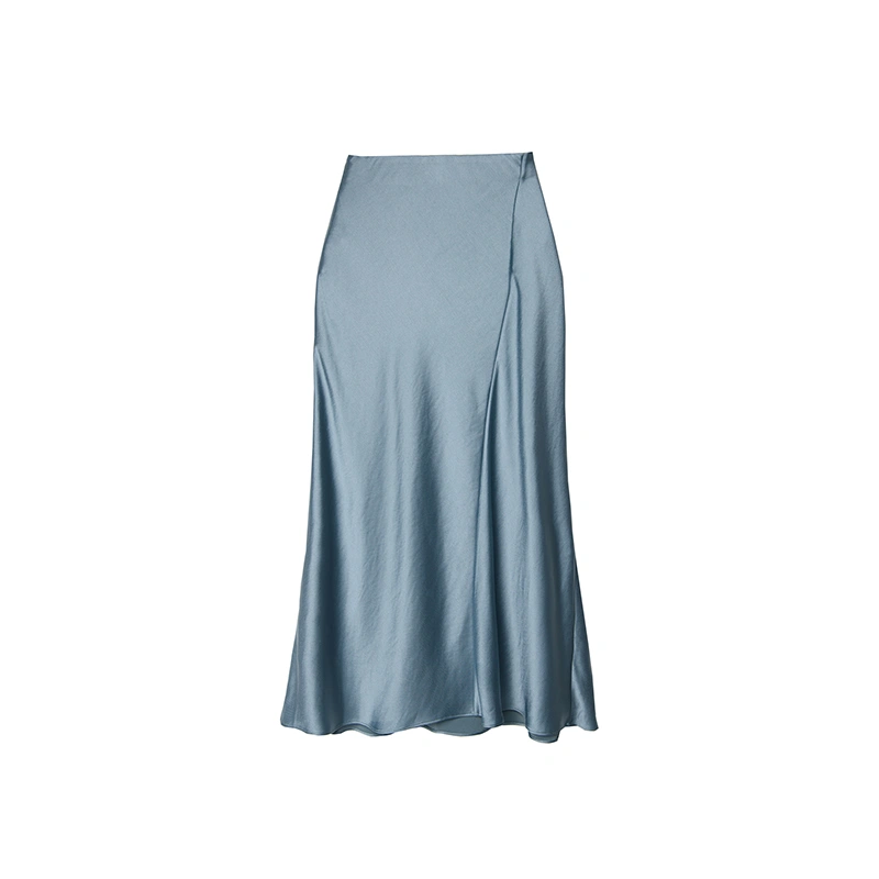 Limited Two-tone Silk Mermaid Skirt B31414 In Stock