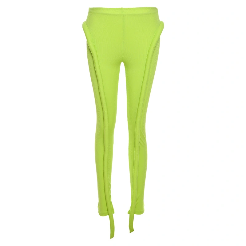 High-waisted Hip-fitting Sports And Leisure Trousers