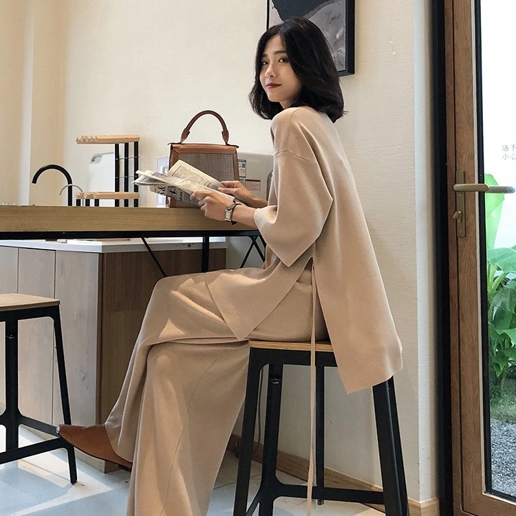 Knitted Suit Women Autumn And Winter Japan And South Korea New Loose