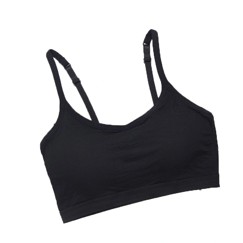 Bra And Cup Integrated Sling Vest With Bra Pad