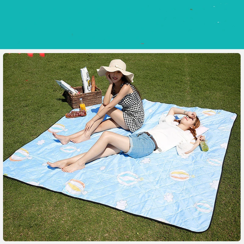 Machine Washable Floor Mat Waterproof Padded Ultrasonic Mat Picnic Cloth