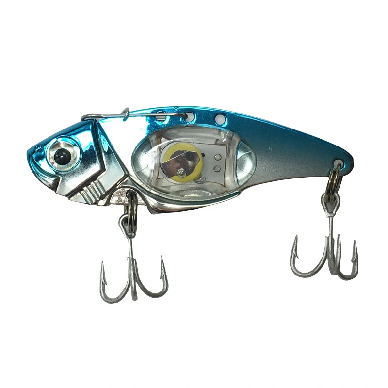 LED Fish-shaped Fish Lure Underwater Luminous Light Bait