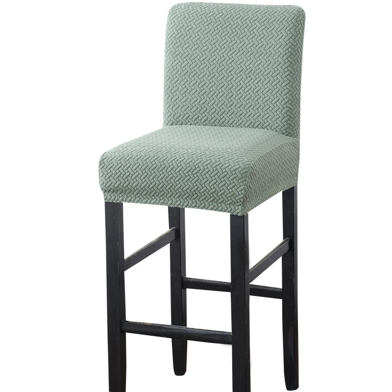 Brushed Twill Stretch High Stool Chair Cover