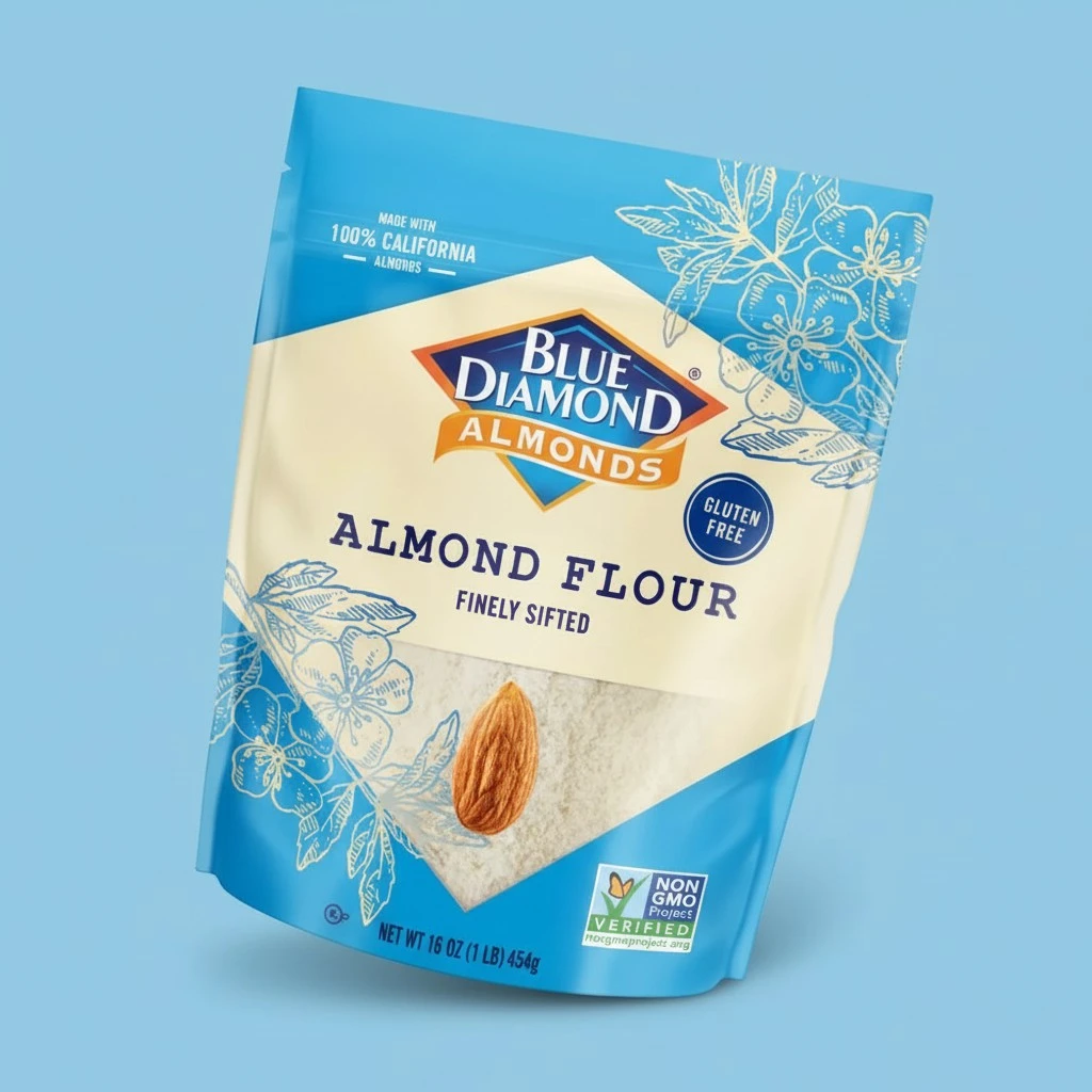 Blue Diamond Almonds, Almond Flour, Gluten Free, Blanched, Finely Sifted, 1 Lb