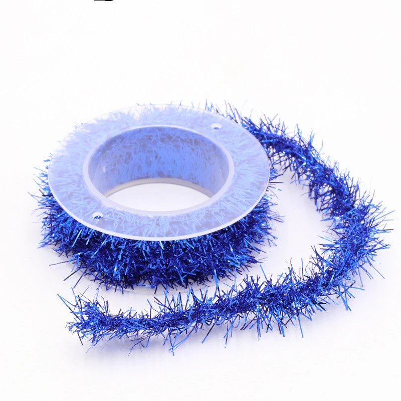 1.5m Metal Wire Wool Transparent Ring Christmas Decorations Props Rope