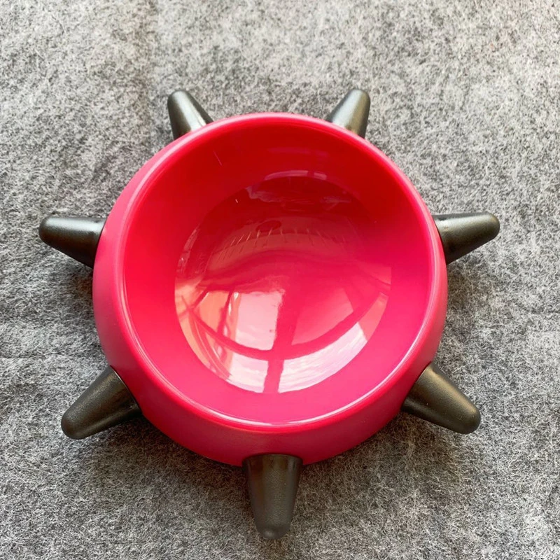 Creative And Simple Pet Oblique Rivet Food Bowl