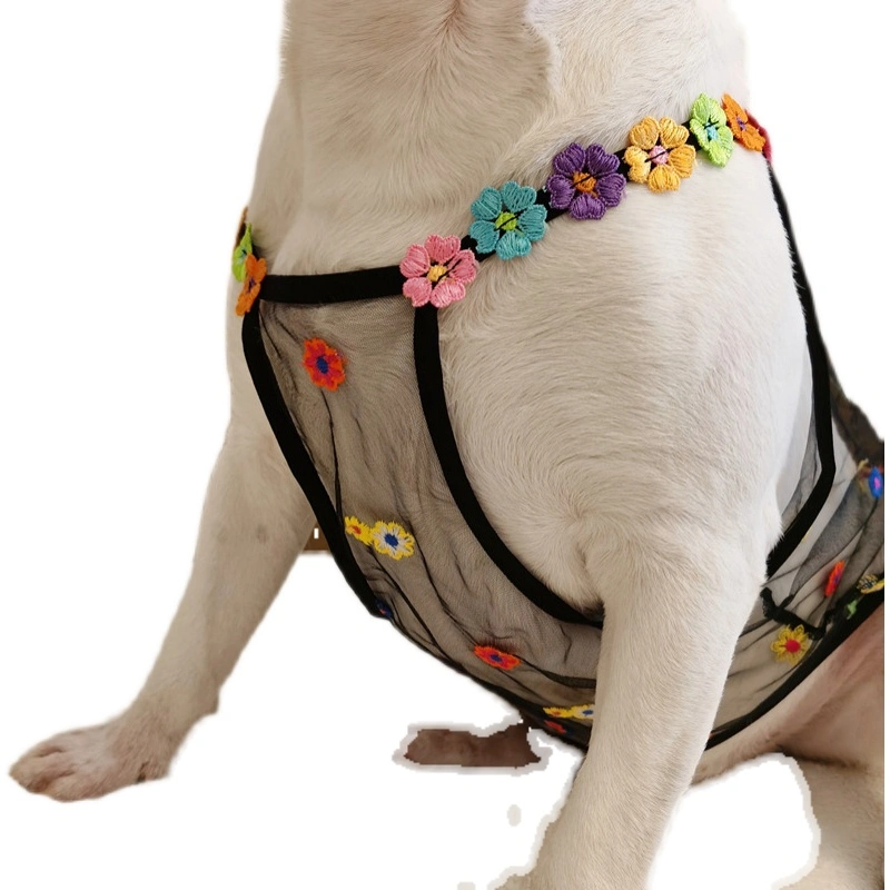 Hollow Light And Breathable Cute Flower Pet Clothes