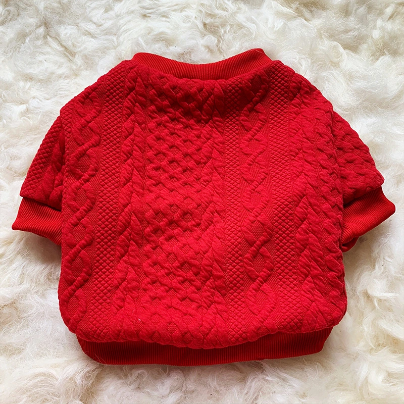 Thick Solid Color Sweater Pullover Sweater