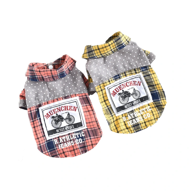 Pet Dog Clothes Spring And Summer Shirt Small Dog Print