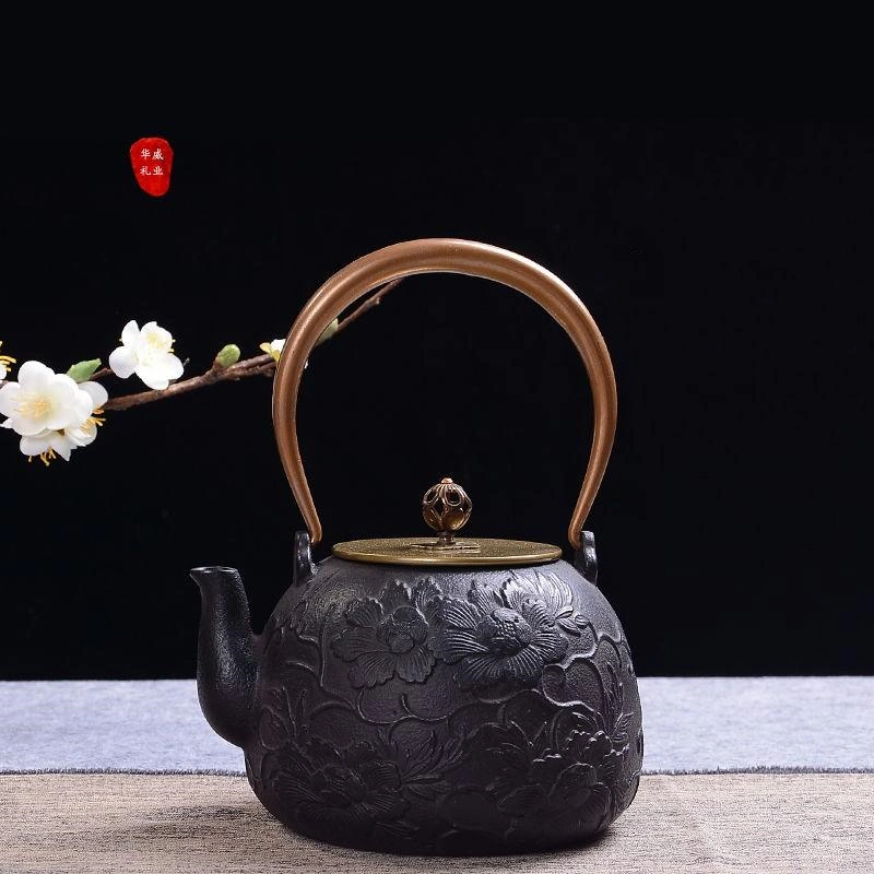 Particle Cast Iron Kettle Handmade Uncoated Kettle Kung Fu Tea Set