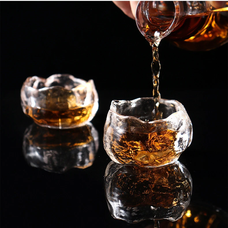 Japanese-style Thickened Glass Single Cup Handmade Glass Tea Cup New Hot Office And Home Tea Set Accessories