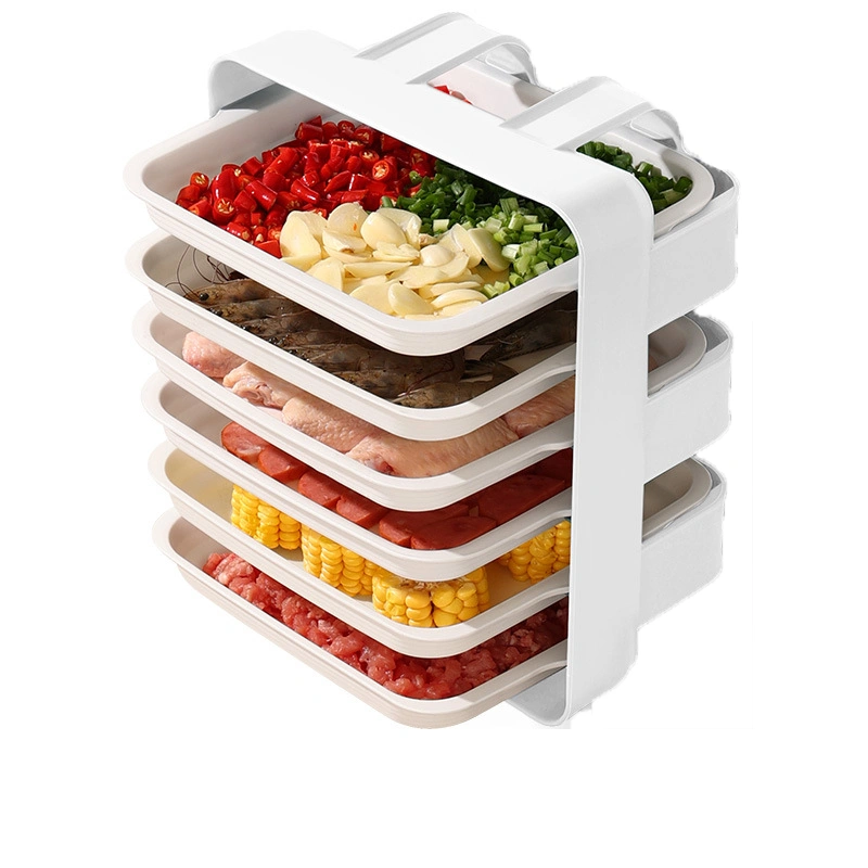 Side Dishes Wall-mounted Storage Sub-meal Dish Cooking Rack Hot Pot Dish Tray