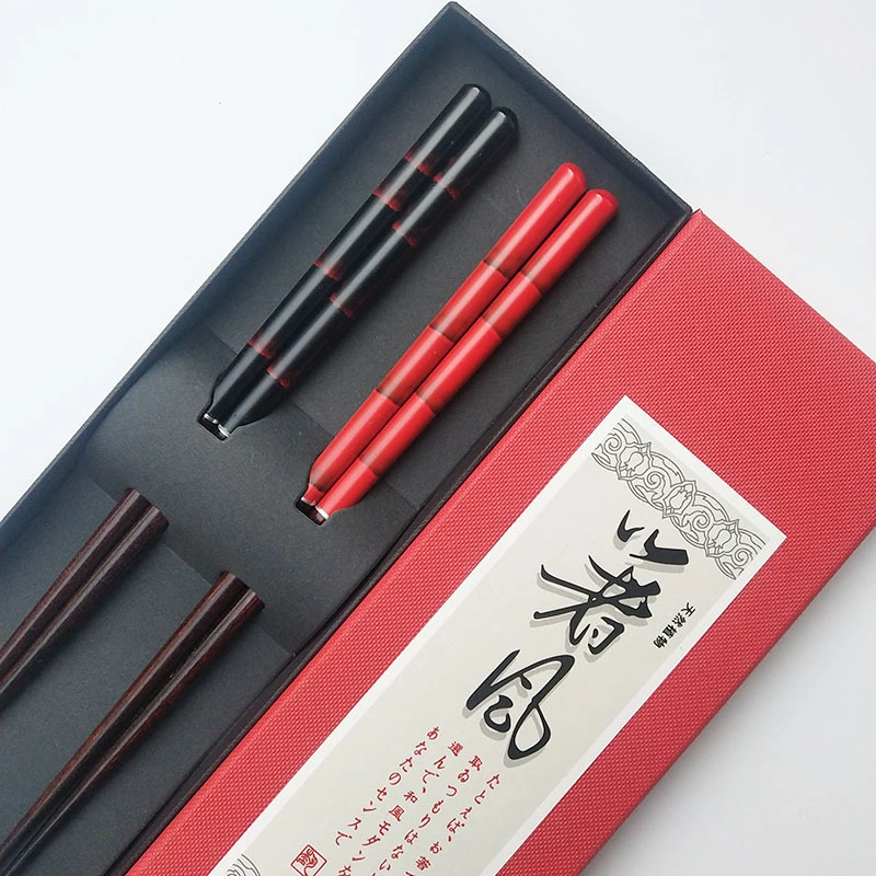 Couple Chopsticks Wooden Chopsticks Box