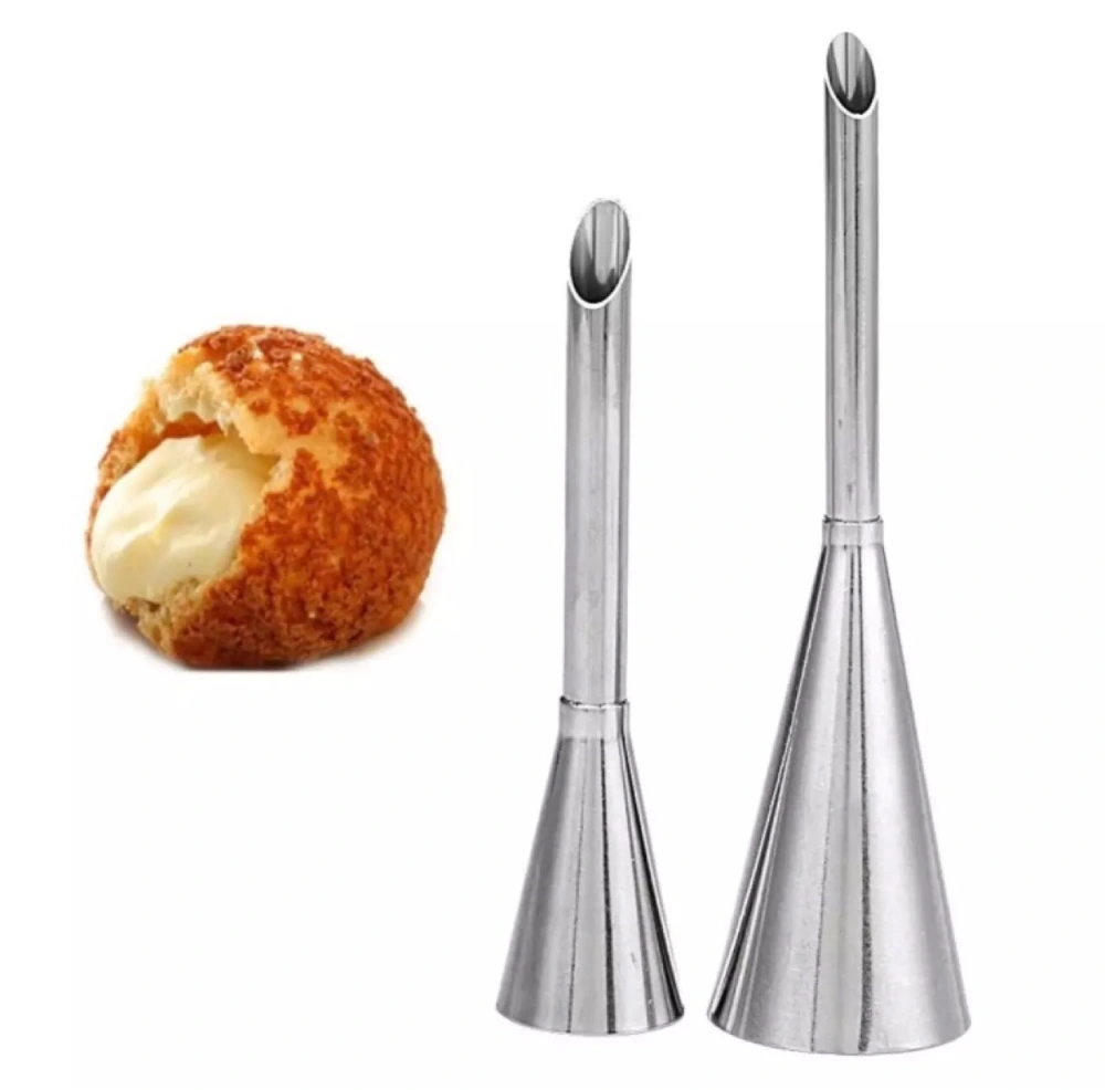 Stainless Steel Puff Cream Squeeze Mouth