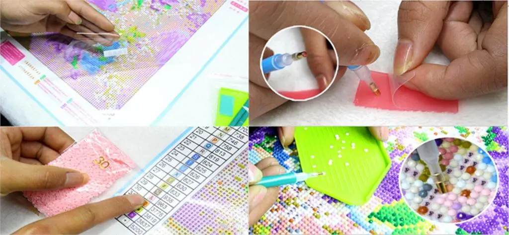 Diamond Painting Live Love Laugh Theme, Full 5D Embroidery