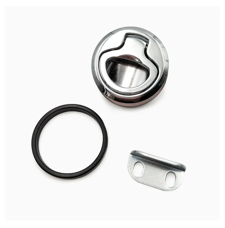 M1-15-61-8 Stainless Steel Round Pull Ring Door Lock SOUTHCO Round Head RV Yacht Drawer Hatch Lock