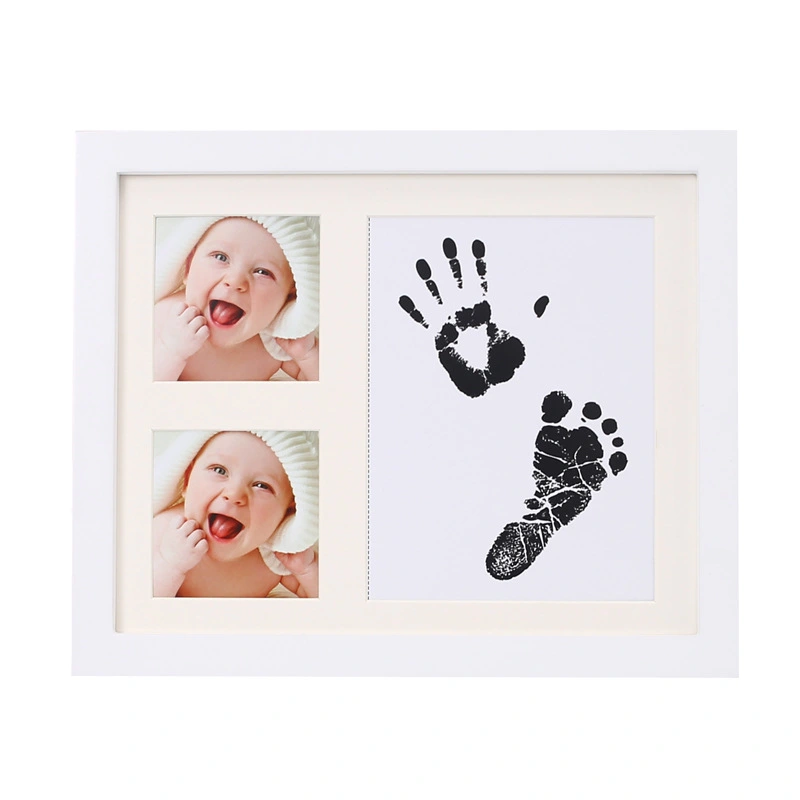 Supply Baby Hand And Foot Print Photo Frame And Ink Set, Baby Newborn Hand And Foot Print Gift