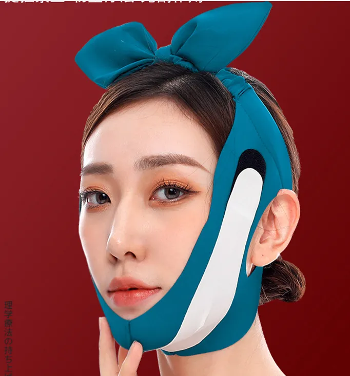 Face Mask Rabbit Ears Facial Lifting Sleep Stretcher