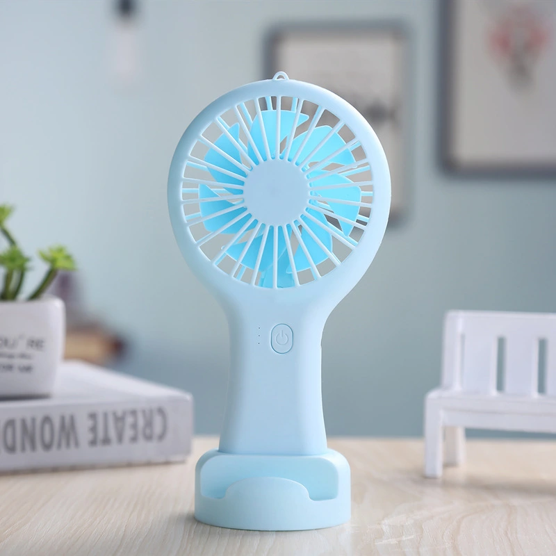 Pocket Fan USB Rechargeable Home Air Conditioner With Mobile Phone Holder