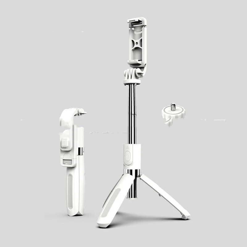 Compatible with Apple, Lengthened Mobile Phone Selfie Stick Bluetooth Tripod