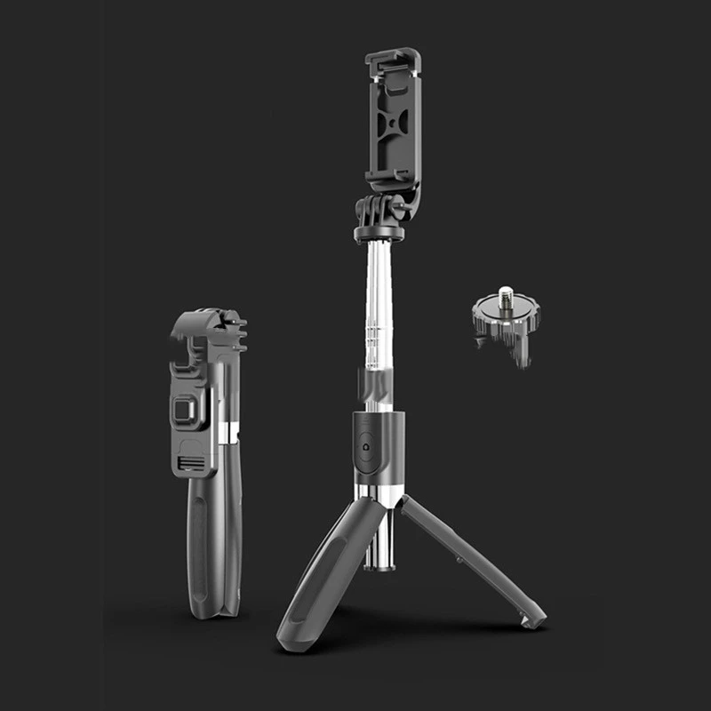 Compatible with Apple, Lengthened Mobile Phone Selfie Stick Bluetooth Tripod