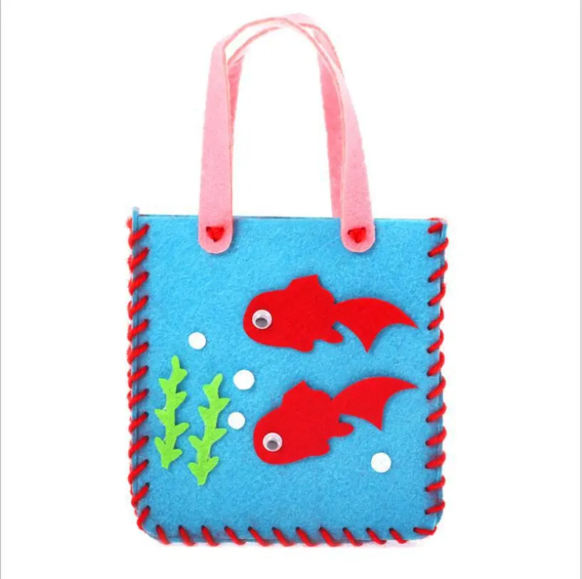 Cartoon Three-dimensional Non-woven Fabric Handmade Bag