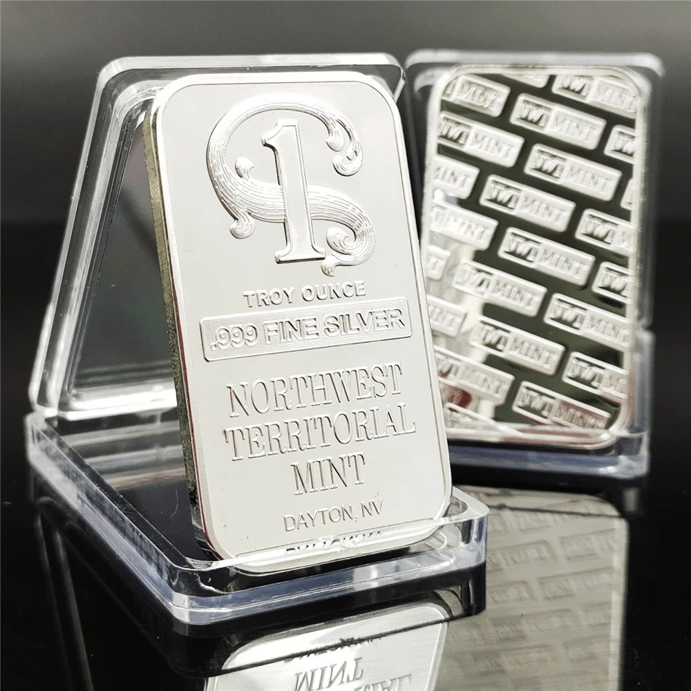 Lion And Carriage Goddess Foreign Trade Commemorative Coin Square Commemorative Block Silver-plated Coin
