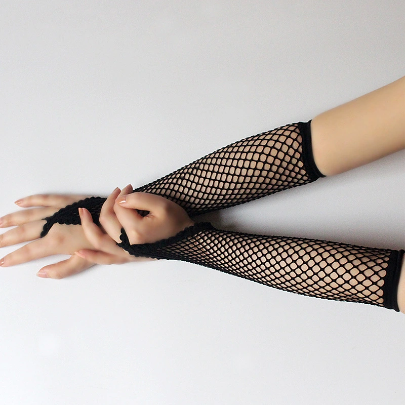 The Stage Performance Punk Multi-color Hooked Gloves