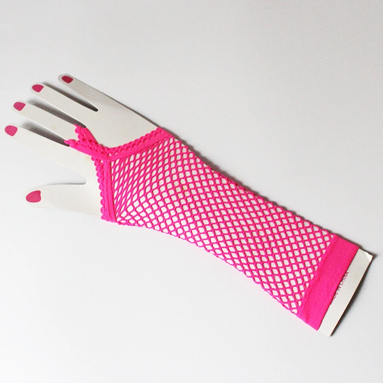 The Stage Performance Punk Multi-color Hooked Gloves