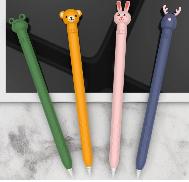 Cartoon Silicone Capacitor Pen Case