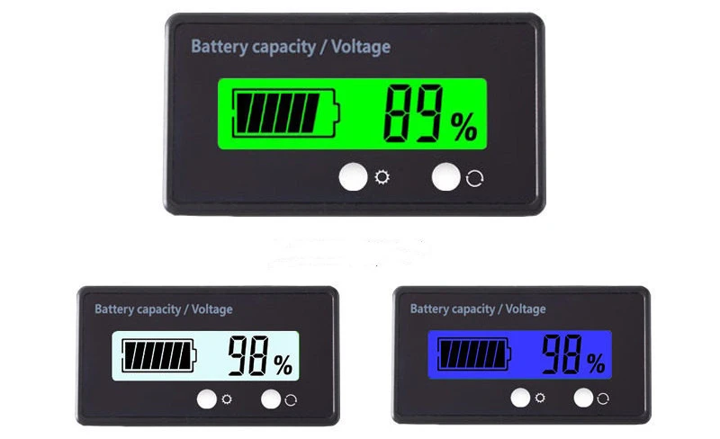 Lithium Lead-acid Battery Power Indicator, Power Display Board, Percentage Of Remaining Power, Voltmeter