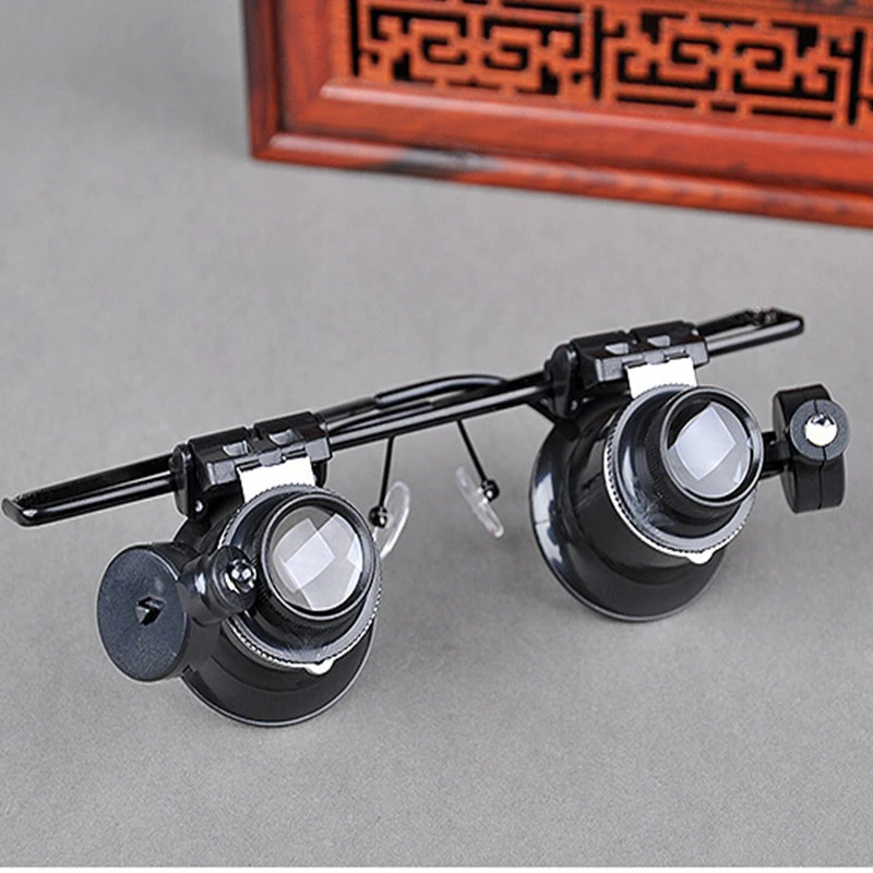 Glasses Repair Type Watch Lighting Magnifier