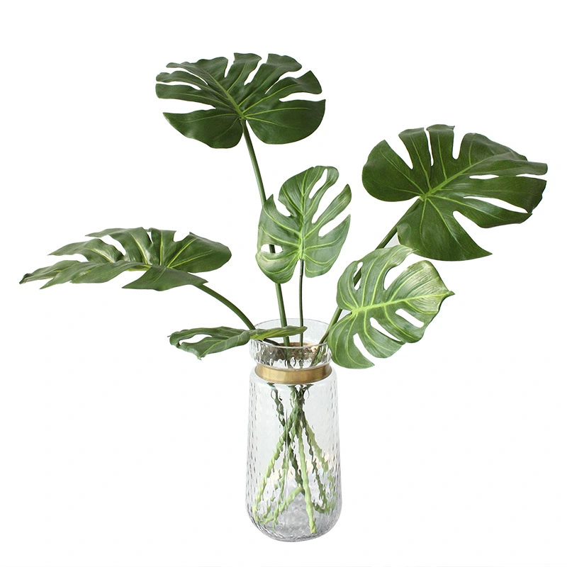 Poty Props Home Decoration Green Plantsted Artificial Fake Leaf Photograph