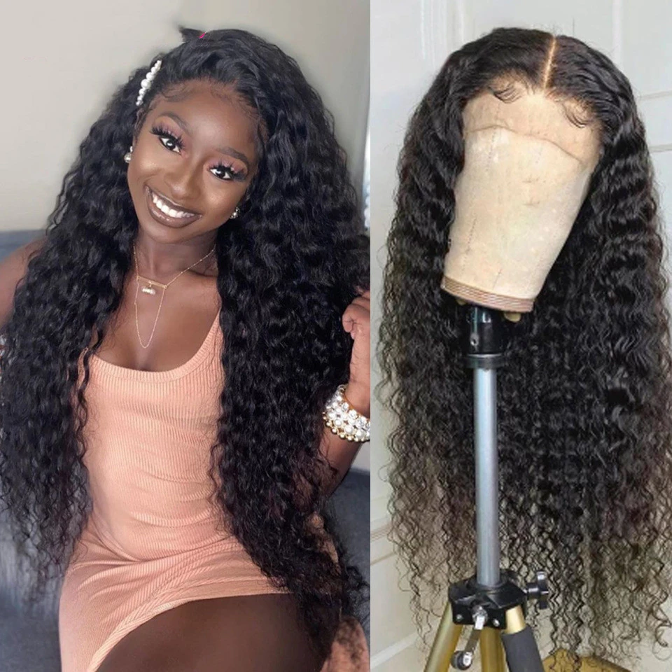 Wig European And American Shunfa Real Hair Lace 4x4 Headgear