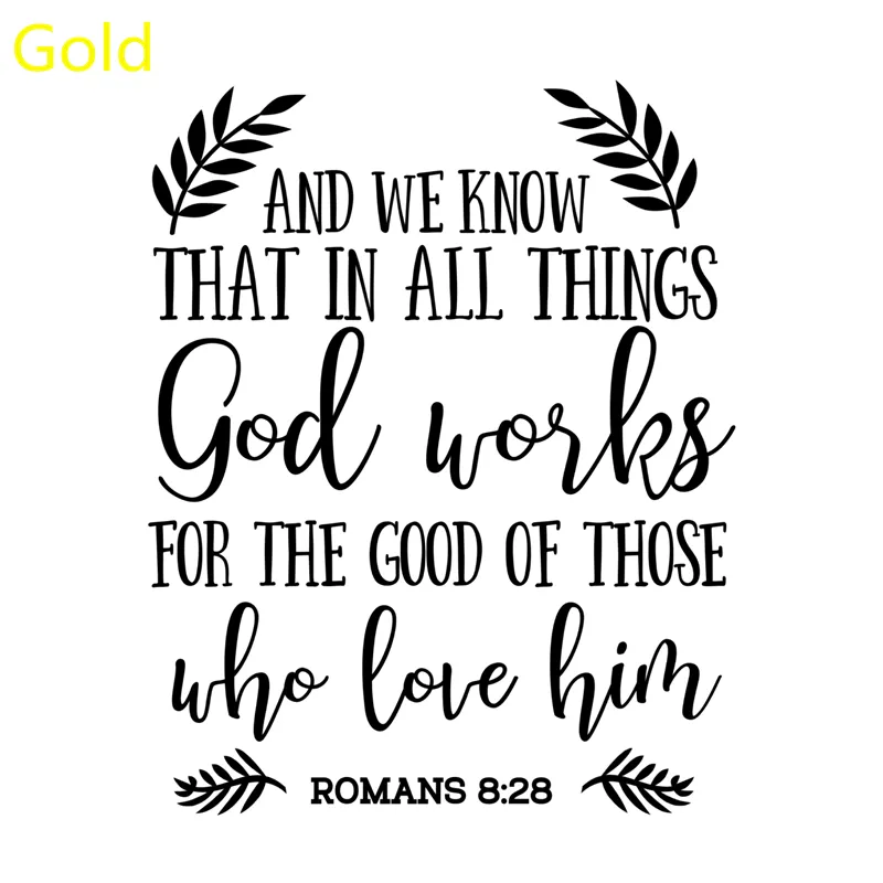 In All Things  Christian Decal