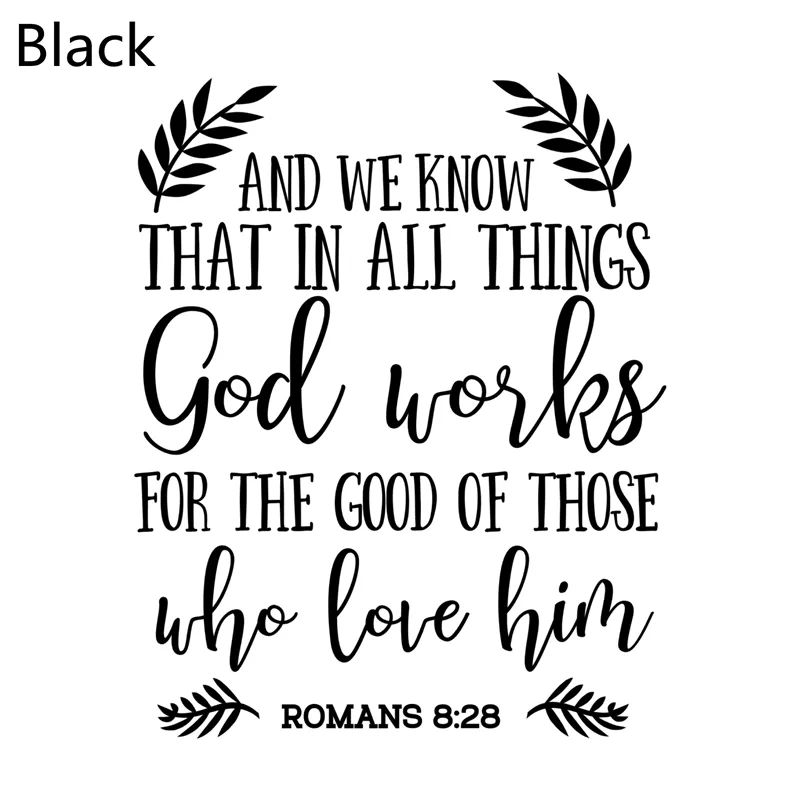 In All Things  Christian Decal