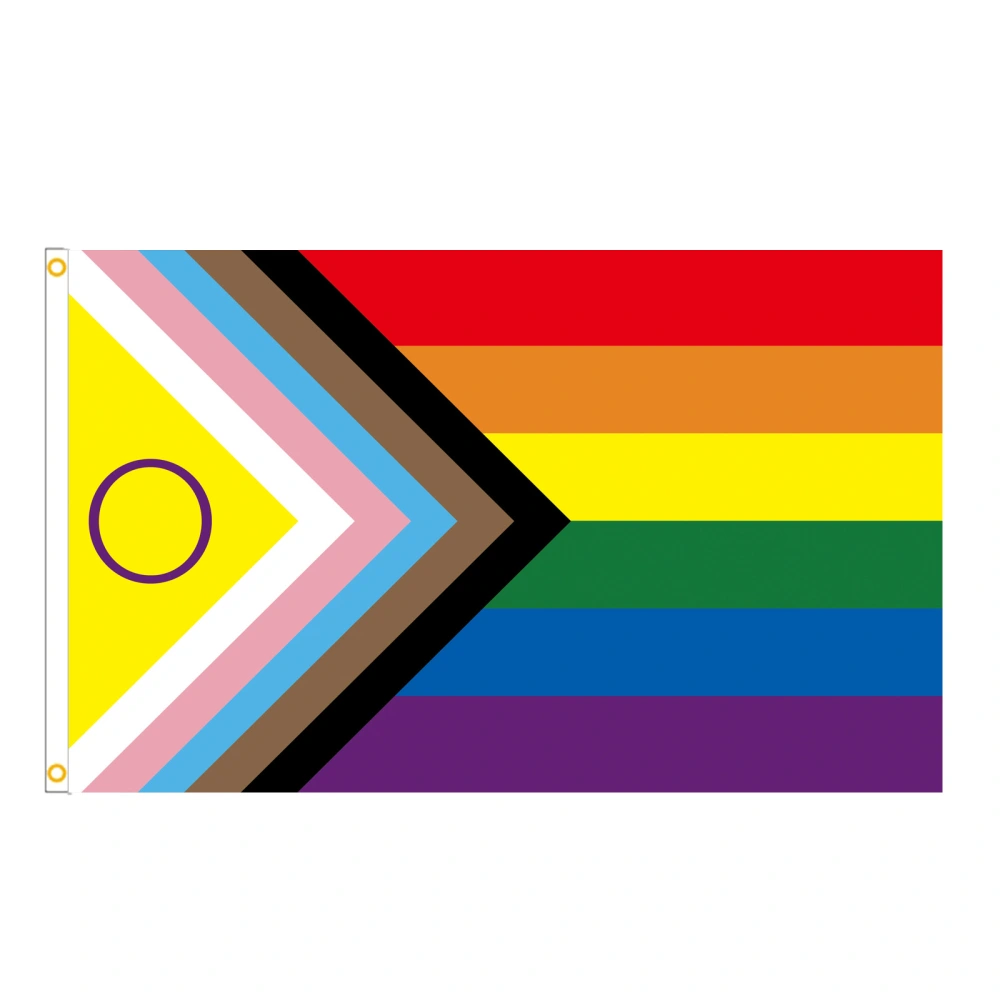 Rainbow Triangle-1 90x150cm Outdoor Sunscreen Polyester Banner